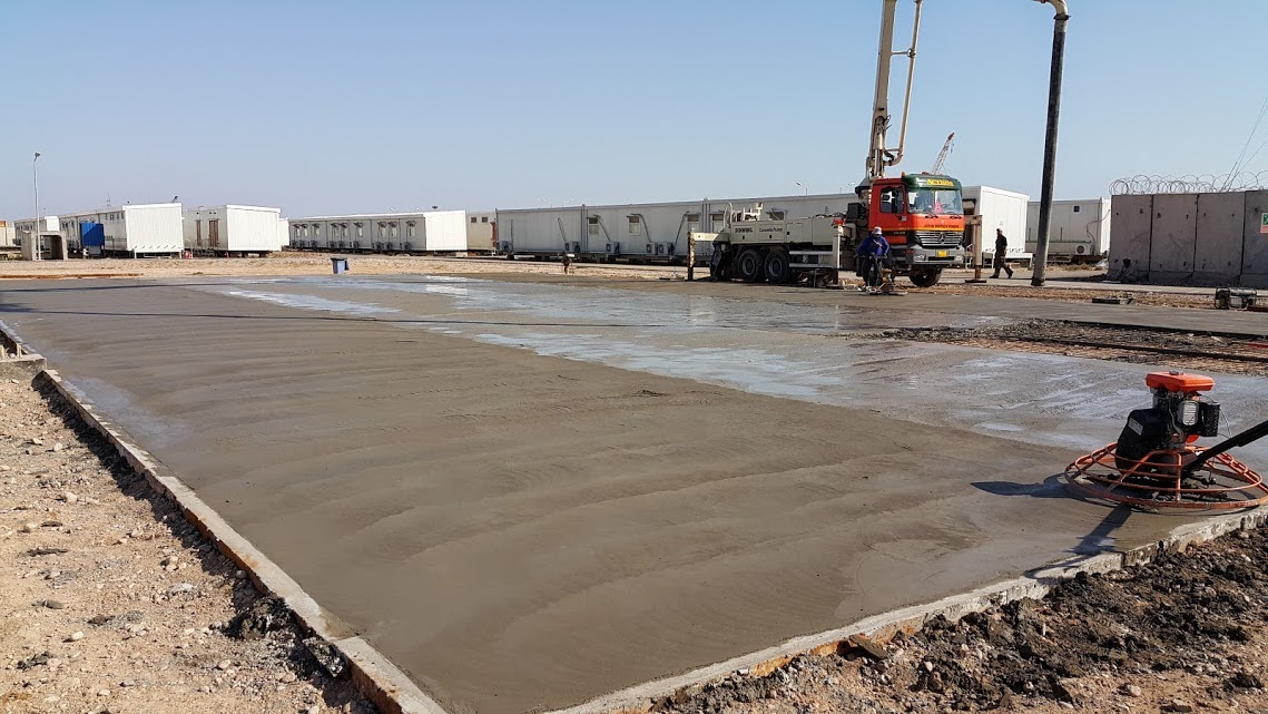 Concrete civil works in the Majnoon, Bazargan and Halfaya oil fields