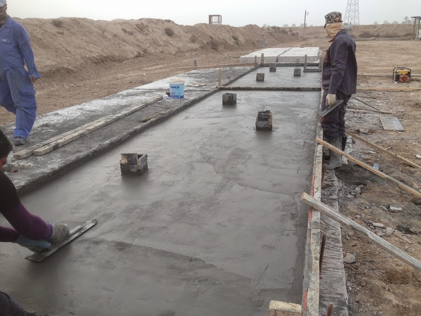 Concrete civil works in the Majnoon, Bazargan and Halfaya oil fields