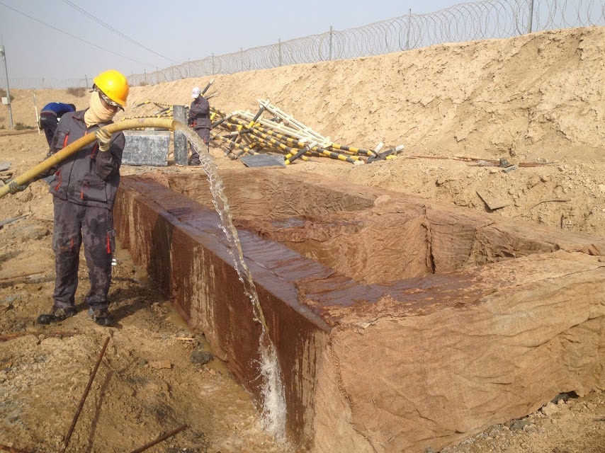 Concrete civil works in the Majnoon, Bazargan and Halfaya oil fields