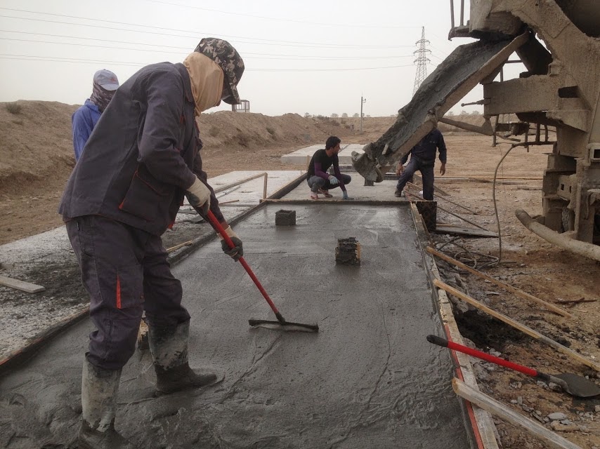 Concrete civil works in the Majnoon, Bazargan and Halfaya oil fields