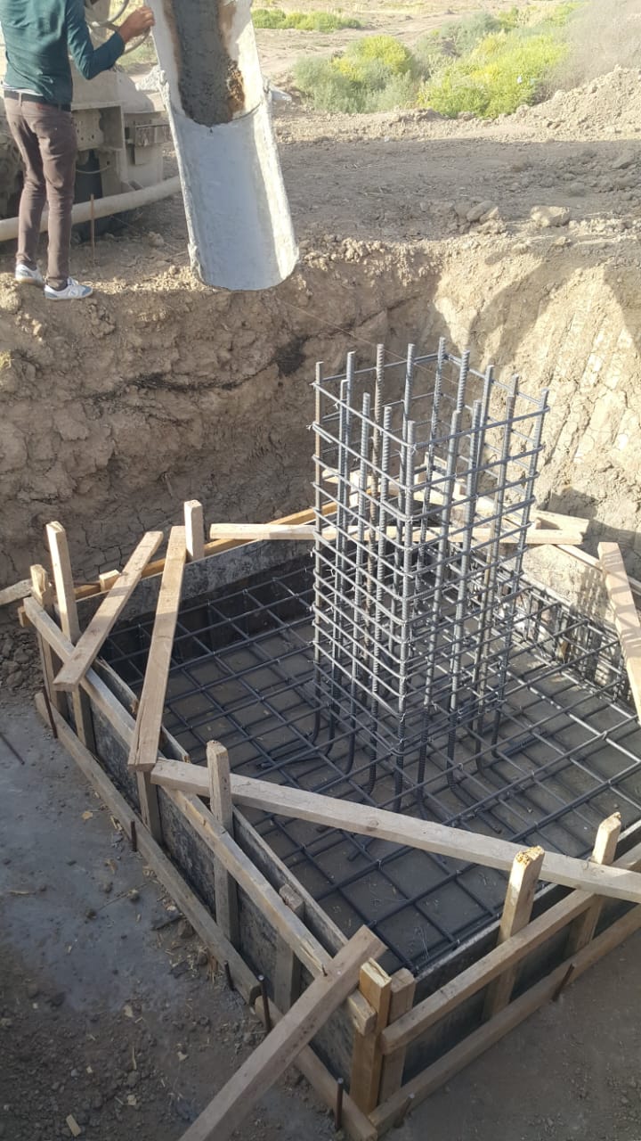 Concrete civil works in the Majnoon, Bazargan and Halfaya oil fields