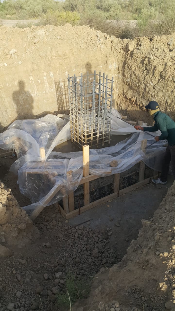 Concrete civil works in the Majnoon, Bazargan and Halfaya oil fields