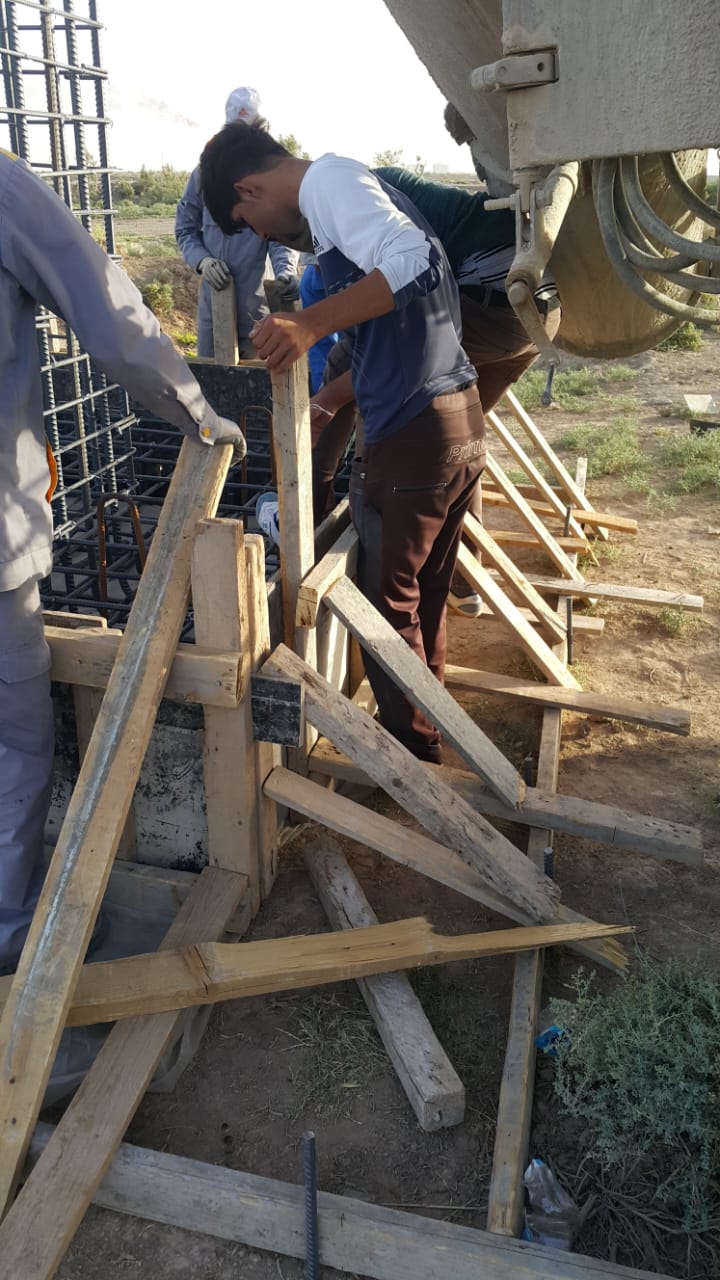 Concrete civil works in the Majnoon, Bazargan and Halfaya oil fields